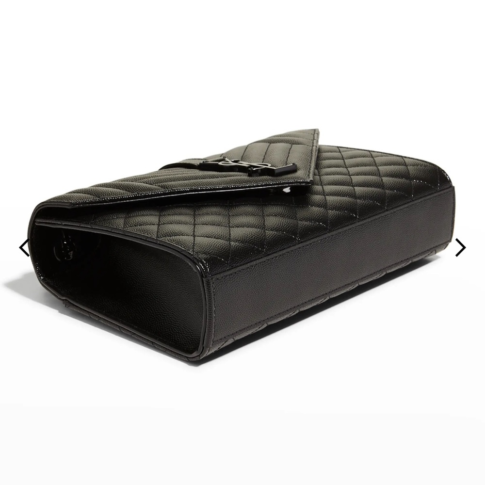 Saint Laurent Black Quilted Leather Chain Bag - Picture 6 of 12